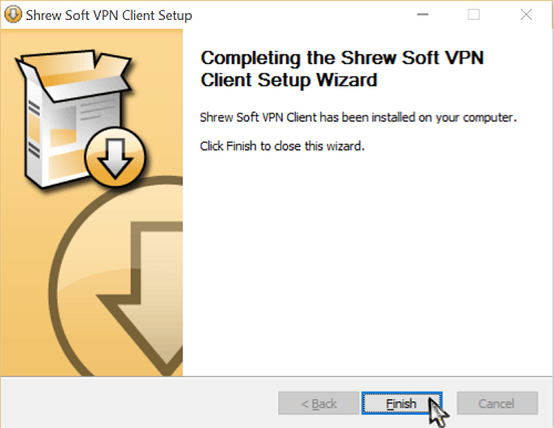 Sie haben Shrewsoft nun installiert