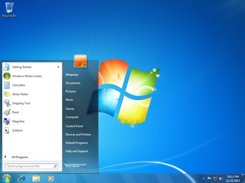 Windows 7 Screenshot