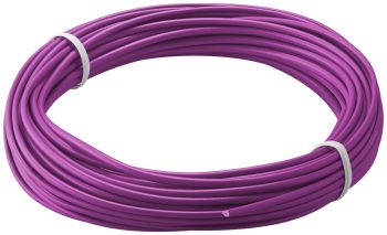 Goobay Kupferlitze isoliert, 10 m, violett - einadriges K