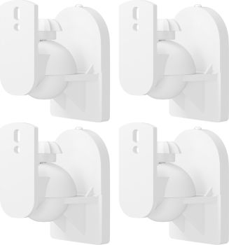 Goobay Basic Lautsprecher Wandhalterung universal, weiß -