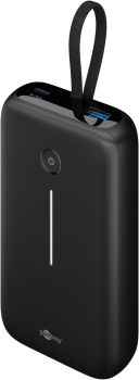 Goobay Powerbank 20.000 mAh mit integriertem USB-C™-Kabel