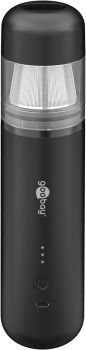 Goobay Mini-Staubsauger Superior mit Akku, schwarz, 0.8 m