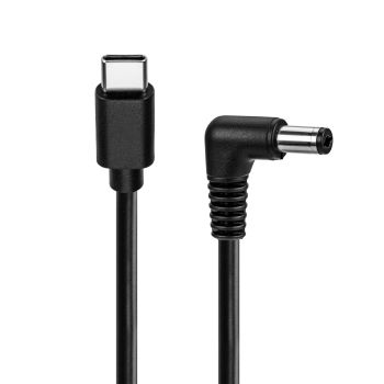 Goobay USB-C™-auf-DC-Kabel 5 V/3 A, 1,5 m, 1.5 m, schwarz
