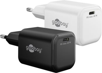 Goobay USB-C™ PD GaN Schnellladegerät Nano (65 W) schwarz
