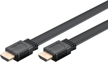 Goobay Standard High-Speed-HDMI™-Flachkabel mit Ethernet,