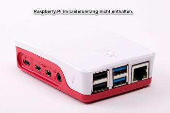 Raspberry RPI4 CASE RED/WHITE