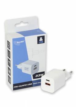 ALLNET PSU-GaNPD-USB-1A1C-33W