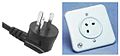 Stecker Typ H SI 32 &mdash; israelischer Netzstecker mit drei flachen V-Stiften
