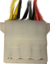 Molex 4-Pin Stecker f&uuml;r L&uuml;fter, LED-Strips und alte Festplatten