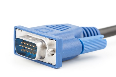 VGA Stecker (D-Sub 15-polig, m&auml;nnlich) f&uuml;r analoge Bild&uuml;bertragung vom PC zum Monitor