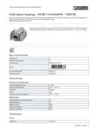 Datenblatt zu Phoenix Contact 1652732, EAN: 4017918952877 Datenblatt zu Phoenix Contact 1652732, EAN: 4017918952877