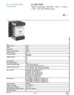 Datenblatt zu Schneider Electric LC1D115G7, EAN: 3389110377101 Datenblatt zu Schneider Electric LC1D115G7, EAN: 3389110377101