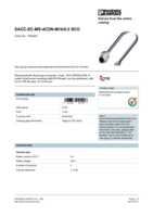 Datenblatt zu Phoenix Contact 1523463, EAN: 4046356021296 Datenblatt zu Phoenix Contact 1523463, EAN: 4046356021296