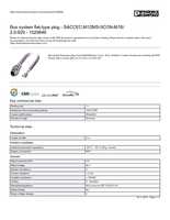 Datenblatt zu Phoenix Contact 1525649, EAN: 4046356022385 Datenblatt zu Phoenix Contact 1525649, EAN: 4046356022385