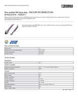 Datenblatt zu Phoenix Contact 1534371, EAN: 4046356026543 Datenblatt zu Phoenix Contact 1534371, EAN: 4046356026543