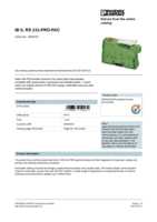 Datenblatt zu Phoenix Contact 2878722, EAN: 4046356012430