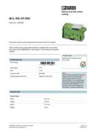 Datenblatt zu Phoenix Contact 2878638, EAN: 4017918996406