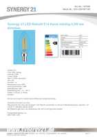 Datenblatt zu Synergy 21 S21-LED-001154, EAN: 4038816088505