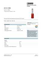 Datenblatt zu Phoenix Contact 3200551, EAN: 4017918094164