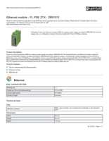 Datenblatt zu Phoenix Contact 2891013, EAN: 4046356076043