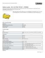 Datenblatt zu Phoenix Contact 2700994, EAN: 4046356678995 Datenblatt zu Phoenix Contact 2700994, EAN: 4046356678995