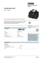 Datenblatt zu Phoenix Contact 2920447, EAN: 4046356163569