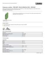 Datenblatt zu Phoenix Contact 2981842, EAN: 4046356138611 Datenblatt zu Phoenix Contact 2981842, EAN: 4046356138611