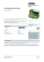 Datenblatt zu Phoenix Contact 2703981, EAN: 4046356041157