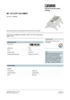 Datenblatt zu Phoenix Contact 2896089, EAN: 4046356096508