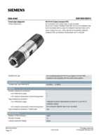 Datenblatt zu Siemens 6GK19050EB10, EAN: 4019169852326 Datenblatt zu Siemens 6GK19050EB10, EAN: 4019169852326