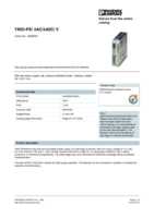 Datenblatt zu Phoenix Contact 2866462, EAN: 4046356128544