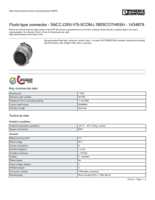 Datenblatt zu Phoenix Contact 1434879, EAN: 4046356410786 Datenblatt zu Phoenix Contact 1434879, EAN: 4046356410786