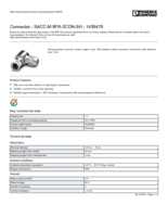 Datenblatt zu Phoenix Contact 1436479, EAN: 4046356436403 Datenblatt zu Phoenix Contact 1436479, EAN: 4046356436403