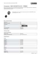 Datenblatt zu Phoenix Contact 1436945, EAN: 4046356435406 Datenblatt zu Phoenix Contact 1436945, EAN: 4046356435406