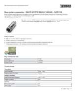 Datenblatt zu Phoenix Contact 1429143, EAN: 4046356323109 Datenblatt zu Phoenix Contact 1429143, EAN: 4046356323109