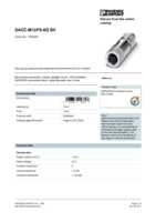 Datenblatt zu Phoenix Contact 1553640, EAN: 4046356158817 Datenblatt zu Phoenix Contact 1553640, EAN: 4046356158817