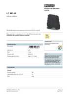 Datenblatt zu Phoenix Contact 2804649, EAN: 4046356428286