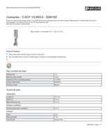 Datenblatt zu Phoenix Contact 3240152, EAN: 4046356453691
