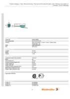 Datenblatt zu Weidmüller 9004410000, EAN: 4008190009397