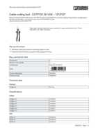 Datenblatt zu Phoenix Contact 1212127, EAN: 4046356454261