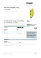 Datenblatt zu Phoenix Contact 2981981, EAN: 4046356448345 Datenblatt zu Phoenix Contact 2981981, EAN: 4046356448345