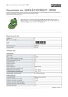 Datenblatt zu Phoenix Contact 1437258, EAN: 4046356455602