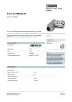 Datenblatt zu Phoenix Contact 1553653, EAN: 4046356158824 Datenblatt zu Phoenix Contact 1553653, EAN: 4046356158824