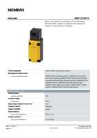 Datenblatt zu Siemens 3SE51120QV10, EAN: 4011209699663 Datenblatt zu Siemens 3SE51120QV10, EAN: 4011209699663