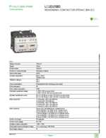 Datenblatt zu Schneider Electric LC2D25BD, EAN: 3389110392593 Datenblatt zu Schneider Electric LC2D25BD, EAN: 3389110392593