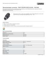 Datenblatt zu Phoenix Contact 1441040, EAN: 4046356515931 Datenblatt zu Phoenix Contact 1441040, EAN: 4046356515931