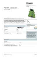 Datenblatt zu Phoenix Contact 2900369, EAN: 4046356506885