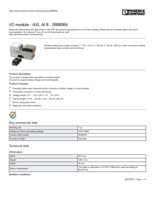 Datenblatt zu Phoenix Contact 2688064, EAN: 4046356501460