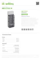 Datenblatt zu Spelsberg 75751101, EAN: 4013902902736 Datenblatt zu Spelsberg 75751101, EAN: 4013902902736