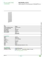 Datenblatt zu Schneider Electric NSYPAPLA157G, EAN: 3606480774287 Datenblatt zu Schneider Electric NSYPAPLA157G, EAN: 3606480774287